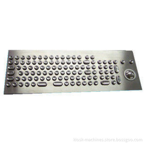 106 Keys Kiosk Metal Keyboard, Industrial Computer Keyboard Customized